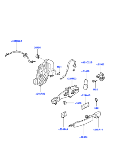 Rear Right Door Lock Actuator Latch LR011302 Compatible With LAND ROVER DISCOVERY IV (L319) | LR4 & FREELANDER 2 (L359) | LR2 & RANGE ROVER EVOQUE (L538) & RANGE ROVER SPORT I (L320)