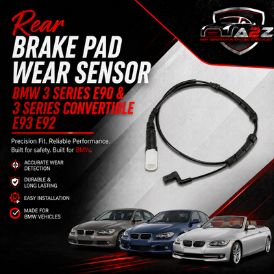 Rear Brake Pad Wear Sensor 34356789445 Compatible With BMW 3 Series E90 & 3 Series Convertible E93 E92