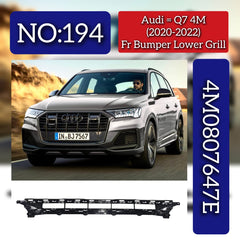 Front Bumper Lower Grill 4M0807647E Compatible With Audi Q7 (4M) (2020-2022) Tag No.194