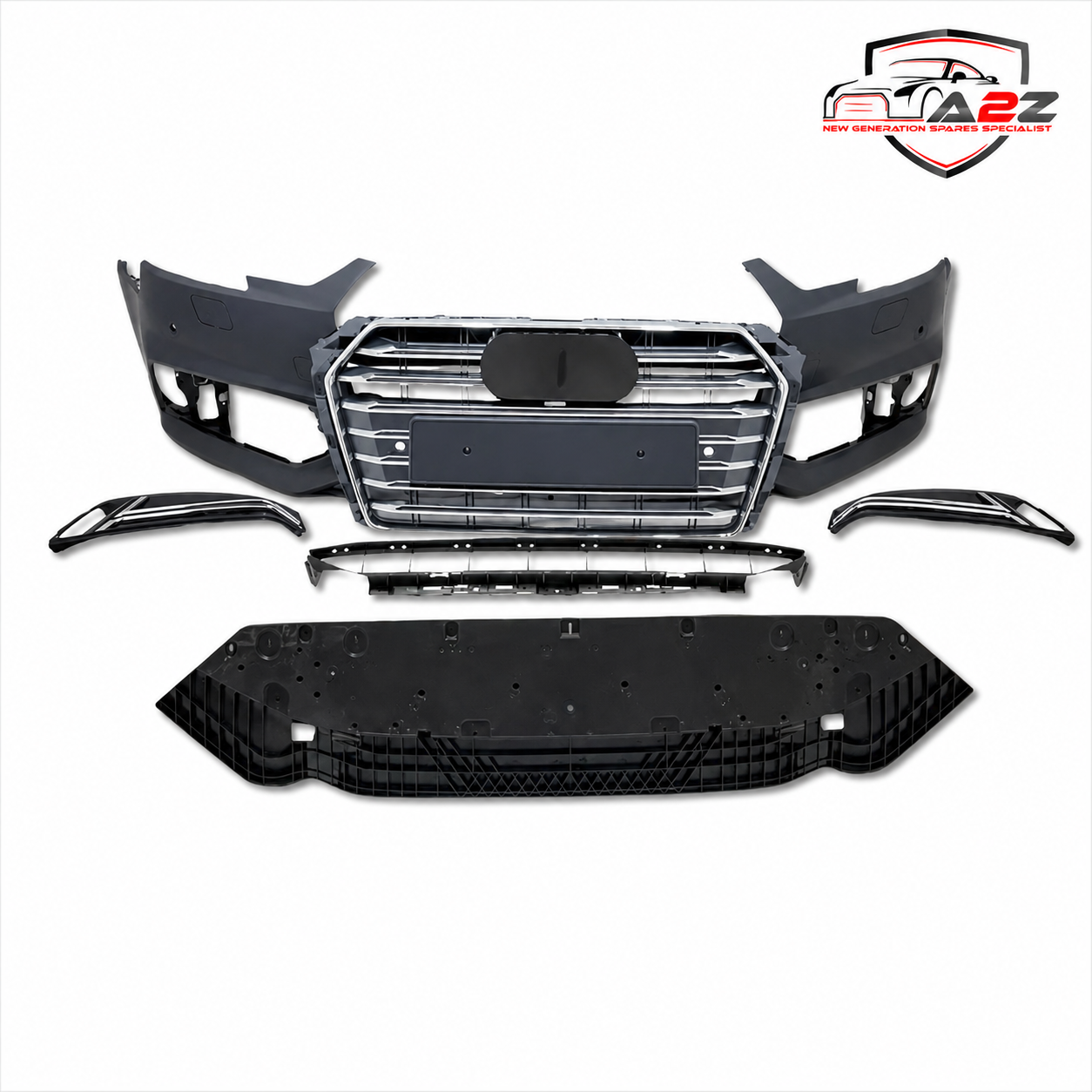 Front Bumper Kit Compatible With Audi A4 To S4 {2017-2019} FBK.4