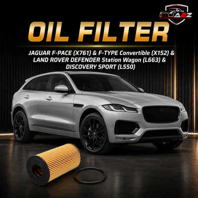 Oil Filter E867H D370 & LRO73669 & OX1138D Compatible With JAGUAR F-PACE (X761) & F-TYPE Convertible (X152) & LAND ROVER DEFENDER Station Wagon (L663) & DISCOVERY SPORT (L550)Tag 116