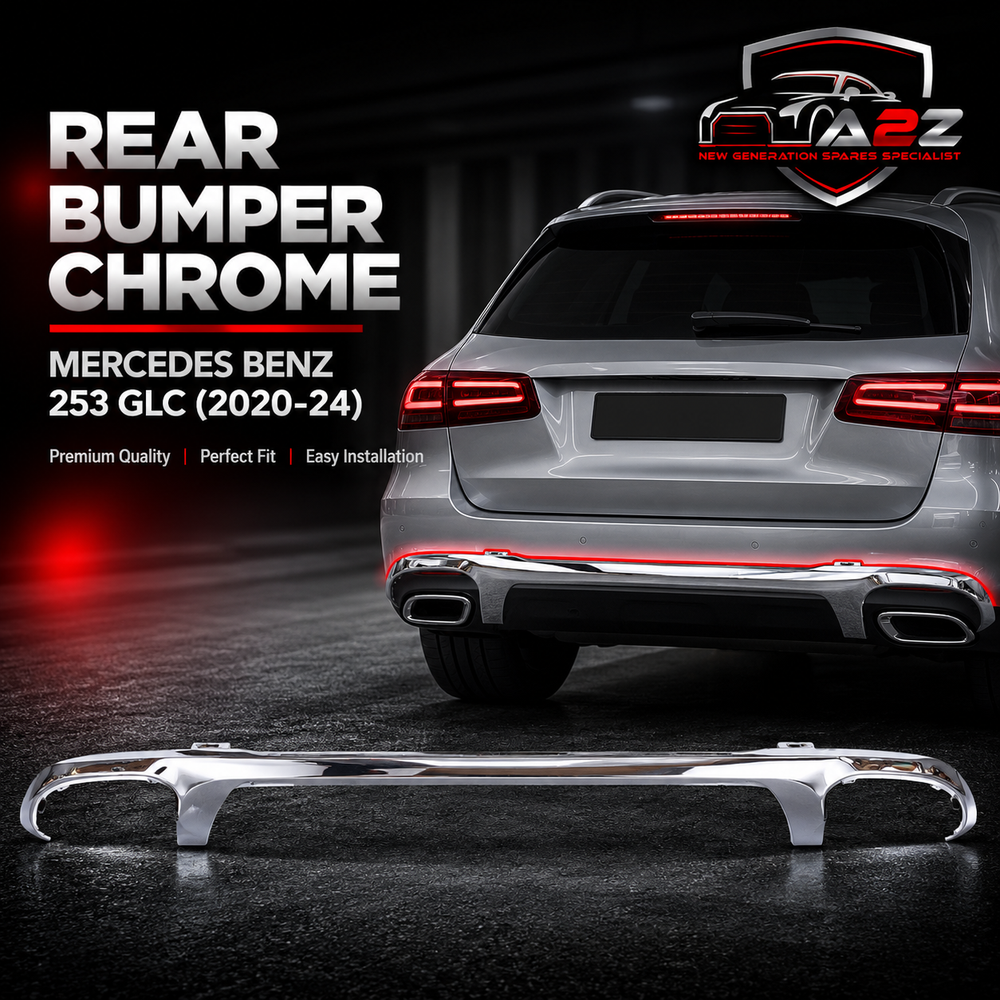Rear Bumper Chrome A2538859202 Compatible With Mercedes Benz = 253 GLC (2020-24) Tag No: 216