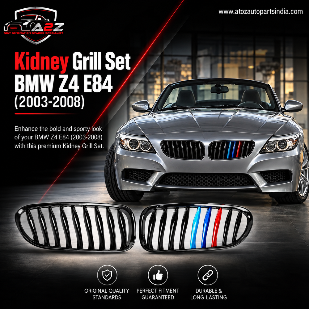 Kidney Grill Set 51137051957 = L.H,& 51137051958 = R.H  Compatible With BMW Z4 E84 (2003-2008)  Tag 91