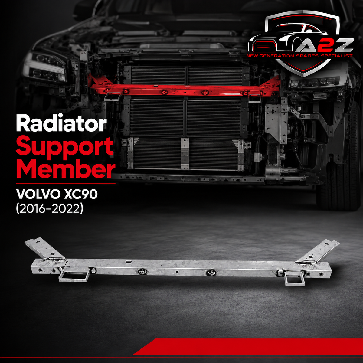 Radiator Support Member 31425937 Compatible With VOLVO XC90 (2016-2022)
