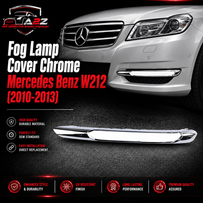 Fog Lamp Cover Chrome Left 2128851574 & Right 2128851674 Compatible With Mercedes Benz (W212) E-Class (T1) (2010-2013) Tag No.291