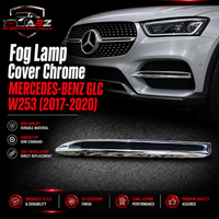 Fog Lamp Cover Chrome Left A2538852100 & Right A2538852200 Compatible With MERCEDES-BENZ GLC W253 2017-2020 Tag No.313