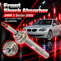 Front (Left & Right Same)  Shock Absorber (ALLUMNIUM) 31326764458 Compatible With BMW 5 Series (E60) (1PCS)