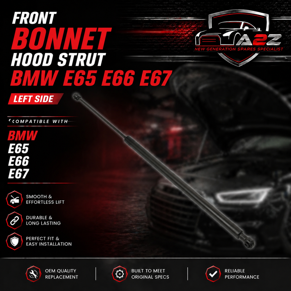 Front Bonnet Hood Strut  51238240596 Compatible With BMW 7 Series (E65, E66, E67)