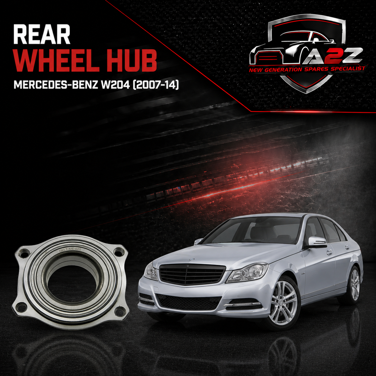 Rear Wheel Hub A2309810127 Compatible With MERCEDES-BENZ C-CLASS W204