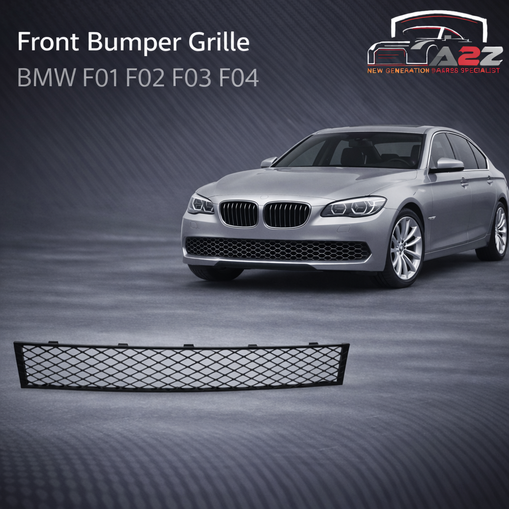 Front Middle Bumper Lower Center Mesh Bezel Grille 51117183870  Compatible With BMW 7 Series (F01, F02, F03, F04) Tag-BG-58