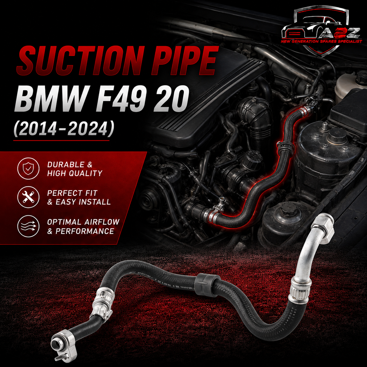 Suction Pipe 64536834655 Compatible With BMW X1 / F49 20