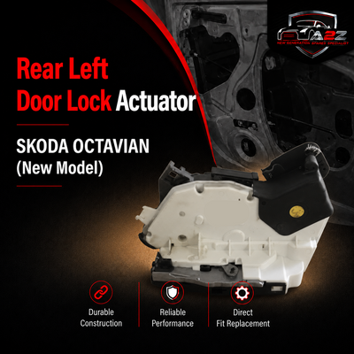Rear Left Door Lock Actuator 5E0839015A Compatible With SKODA OCTAVIAN (New Model)
