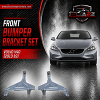 Front Bumper Bracket Set Left 31407779 & Right 31407780 Compatible With Volvo V40 (2013-19)