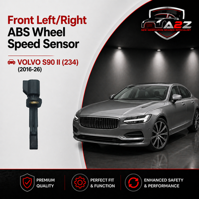 Front Left/Right ABS Wheel Speed Sensor 31362356 32279594 Compatible With VOLVO S90 II (234) & V90 II Estate (235) & XC60 II (246) & XC90 II (256)
