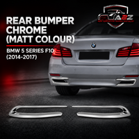 Bumper Chrome (Matt Colour) Left 51127331613 & Right 51127331614 Compatible With BMW 5 Series F10 (2014-2017)  Tag No.61