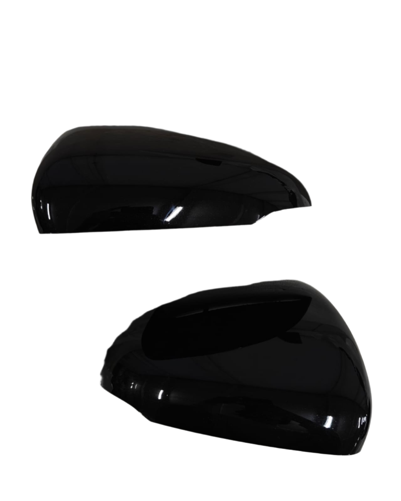 Side Mirror Upper Covers Glossy Black Right & Left Compatible With Mercedes Benz A-Class (W177) Tag No.105