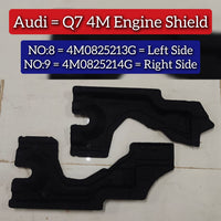 Engine Shield Left 4M0825213G & Right 4M0825214G Compatible With Audi Q7 4M Tag No.8-9