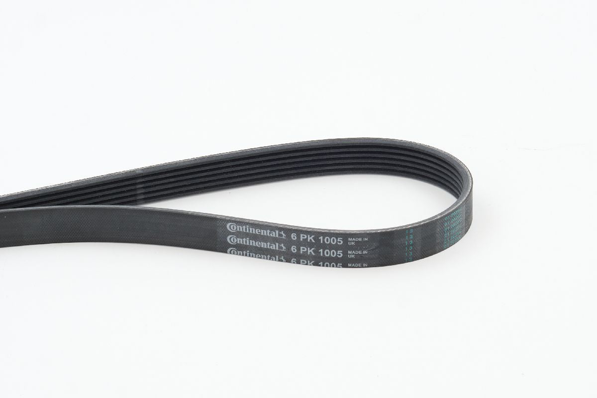 Multi RIB Belt 6PK1005 04E145933P Compatible With AUDI A3 Convertible (8V7, 8VE) | A3 / S3, A3 Limousine (8VS, 8VM) | A3 / S3, A4 B9 (8W2, 8WC) | A4 / S4  (CONTINENTAL)
