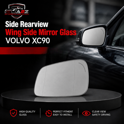 Side Rearview Wing Side Mirror Glass Left & Right Compatible With VOLVO XC90