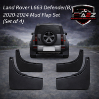Mud Flaps Set (Set Of 4) Compatible With Land Rover L663 Defender(B) 2020-2024