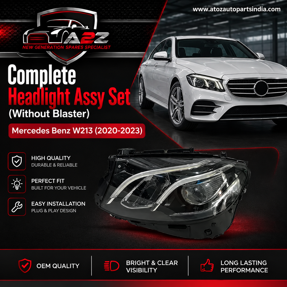 Complete Headlight Assy Set (Without Blaster) Left 2139064504 & Right 2139064604 Compatible With Mercedes Benz W213 (2016-2019) Tag No.112
