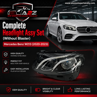 Complete Headlight Assy Set (Without Blaster) Left 2139064504 & Right 2139064604 Compatible With Mercedes Benz W213 (2016-2019) Tag No.112