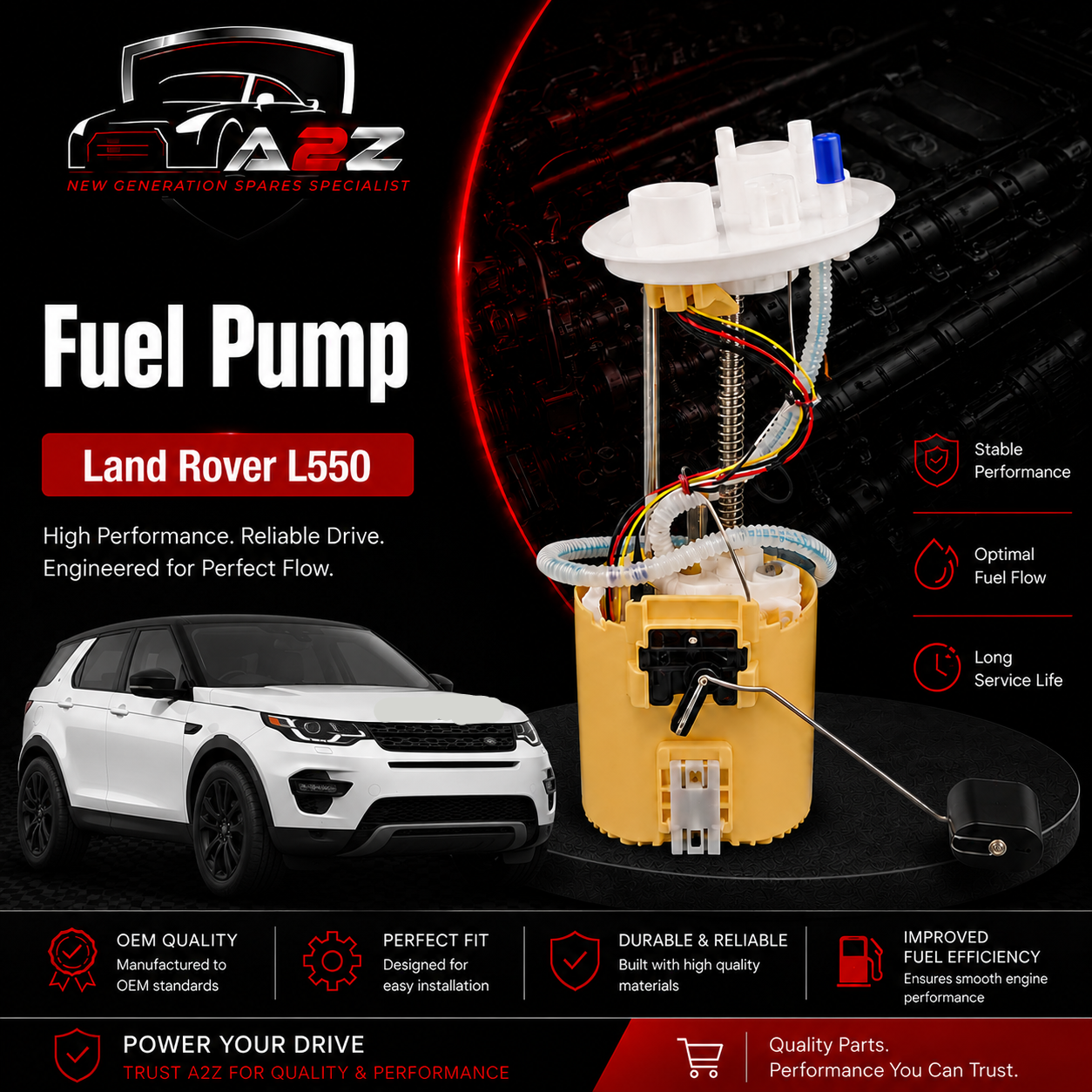 Fuel Pump LR065349 LR065230 Compatible With Land Rover L550