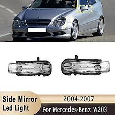 Dynamic Turn Signal LED Mirror Light Left 2038201521 & Right 2038201621 Compatible with MERCEDES BENZ C-CLASS W203