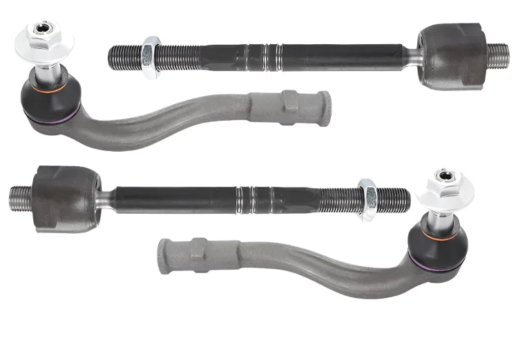 Front Steering Tie Rod End Head Assembly (Rack End 8W0423810A & Tie Rod End Left 8W0423811C  & Right 8W0423812C) Compatible With AUDI  A4 A5 A6 A7  Q5