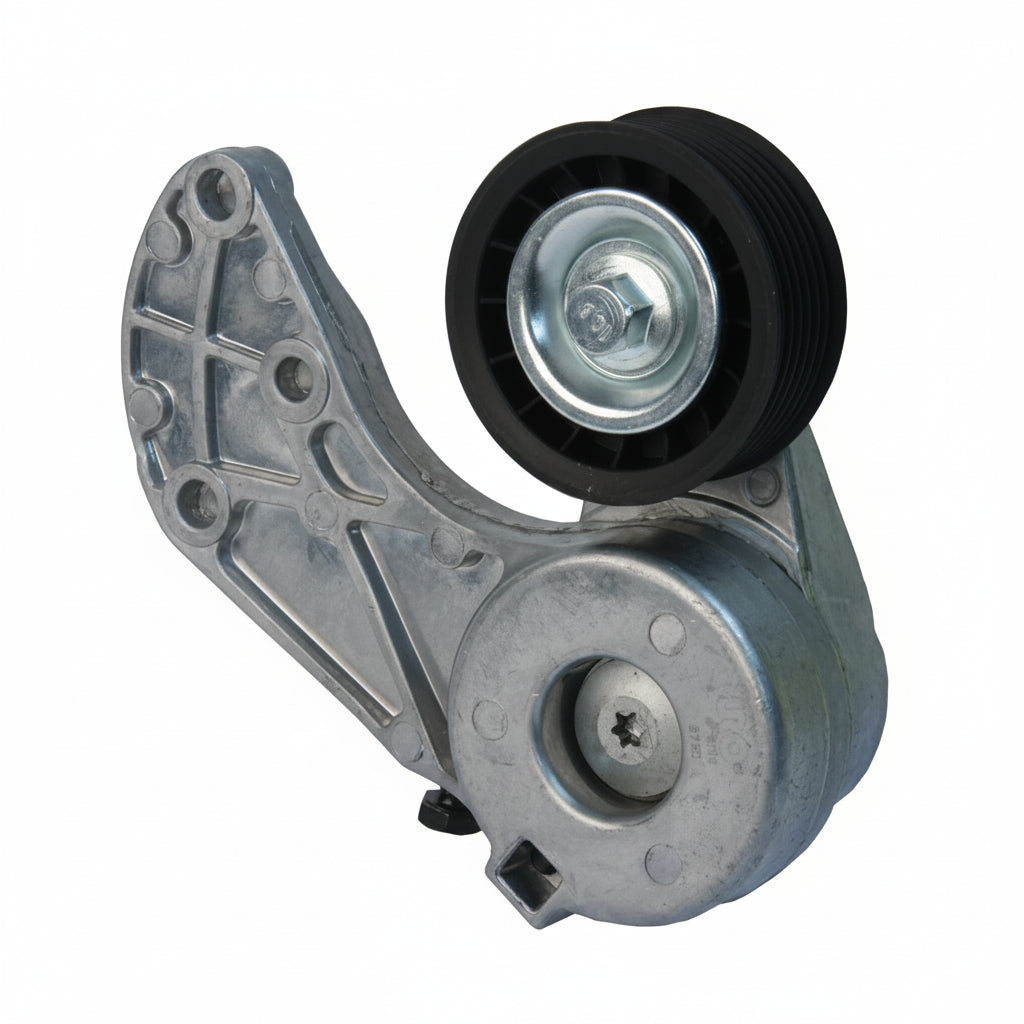 Belt Tensioner With Pulley 022145299E 95510229900 Compatible With AUDI Q7 (4LB) & PORSCHE CAYENNE (92A) & VW PHAETON (3D1, 3D2, 3D3, 3D4, 3D6, 3D7, 3D8, 3D9)