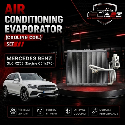 Air Conditioning Evaporator (Cooling Coil) A2058300005 Compatible with MERCEDES BENZ GLC X253 (Engine 654/276)