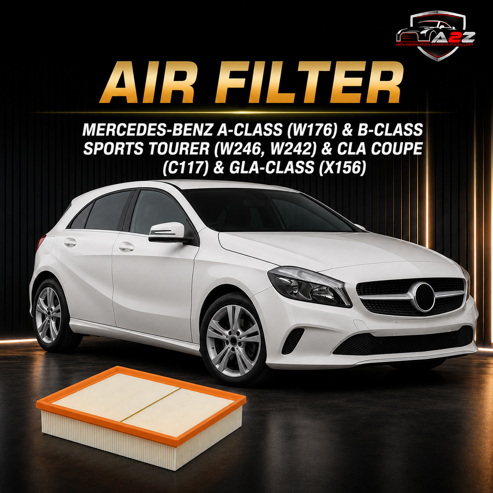 Air Filter 6510940204 A6510940204 E1061L LX3471 Compatible With MERCEDES-BENZ A-CLASS (W176) & B-CLASS Sports Tourer (W246, W242) & CLA Coupe (C117) & GLA-CLASS (X156) Tag: 30
