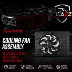 Engine Radiator Cooling Fan Assembly 31686806 & LR045248 30723010 30792794 & 31200265 31293778 31305136 31368427    Compatible With VOLVO S60 II (134) & S80 II (124) & XC60 I SUV (156)