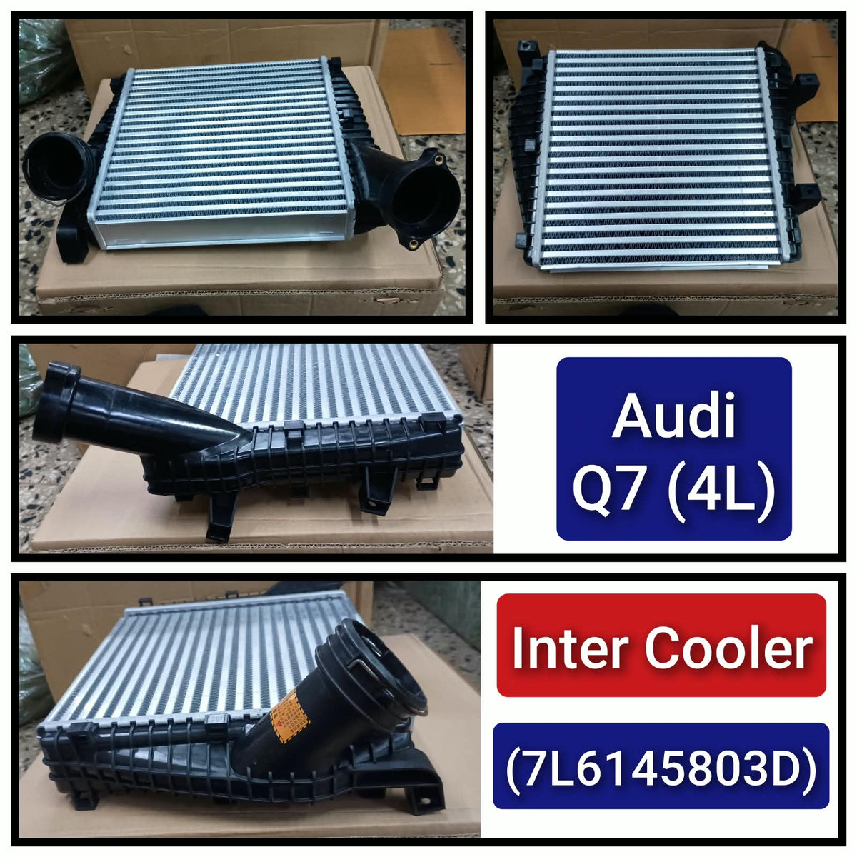 Inter cooloer 7L6145803D 7L6145803 7L6145803J Compatible With Audi Q7 4L
