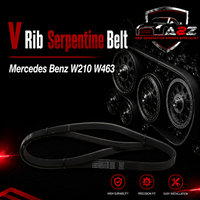 V-ribbed Serpentine Belt 0119972092 Compatible With Mercedes Benz W210 W463