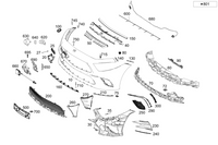 Front Bumper Chrome 2578855500 Compatible With Mercedes Benz  CLS-CLASS C257 Tag No.250