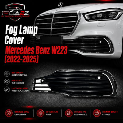 Fog Lamp Cover Left 2238855303 & Right 2238855403 Compatible With Mercedes Benz (W223) S-Class (2022-2025) Tag No.381