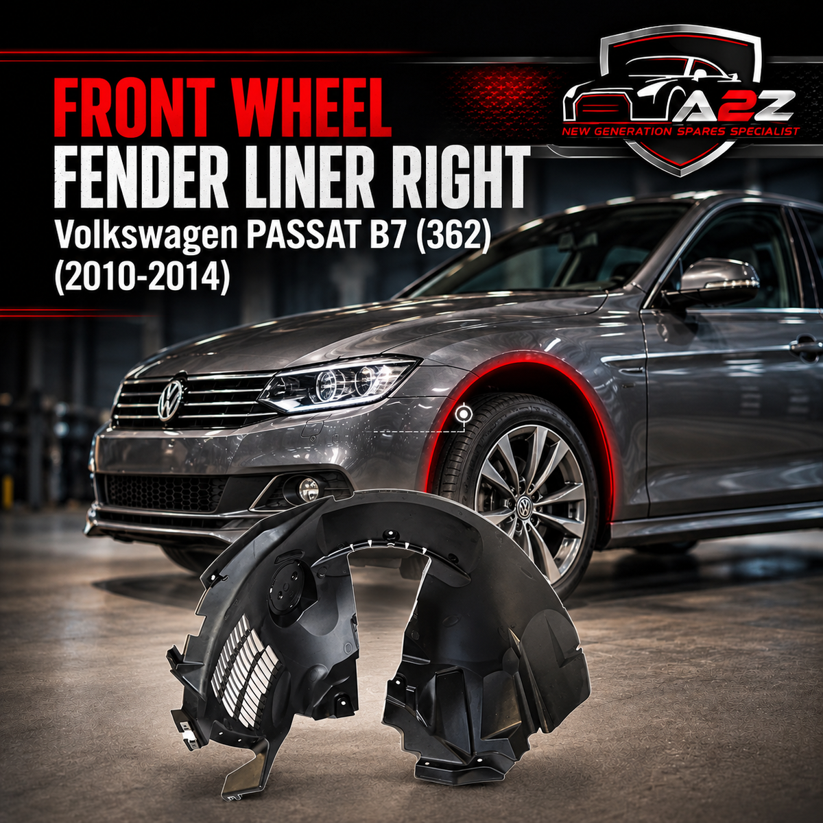 Front Fender Liner Right T4A13095 Left T4A13096 Compatible With JAGUAR F-PACE (X761)