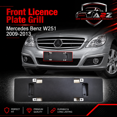 Front Licence Plate Grill 2518850581 Compatible With Mercedes Benz W251 2009-13 Tag No.363