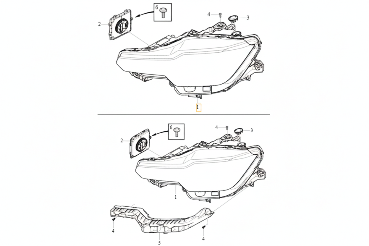 Rear Right Wheel Arch (EYEBROW) 39790019 Compatible With VOLVO XC90 N.M (Big) Tag-EY-32