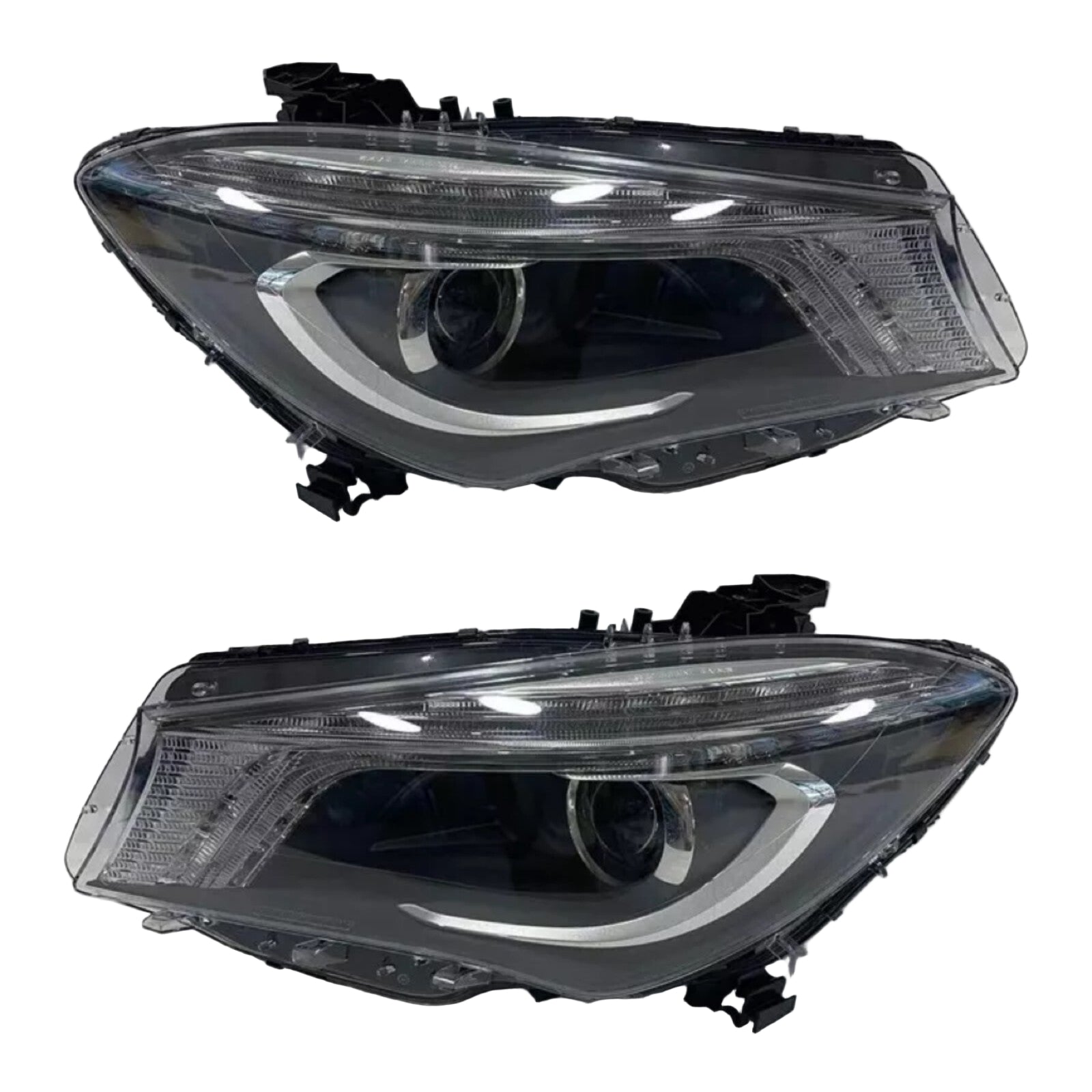 Complete Headlight Assembly (Xenon Performance) Left A1179066300 & Right A1179066400 Compatible With Mercedes Benz CLA-Class (W117) (2013-2016) Tag No.107