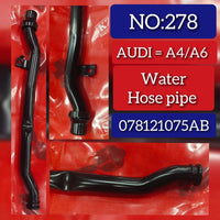 Water Hose Pipe 078121075AB 078121075AF Compatible with AUDI A4 A6 & SKODA SUPERB I (3U4)Tag-H-278