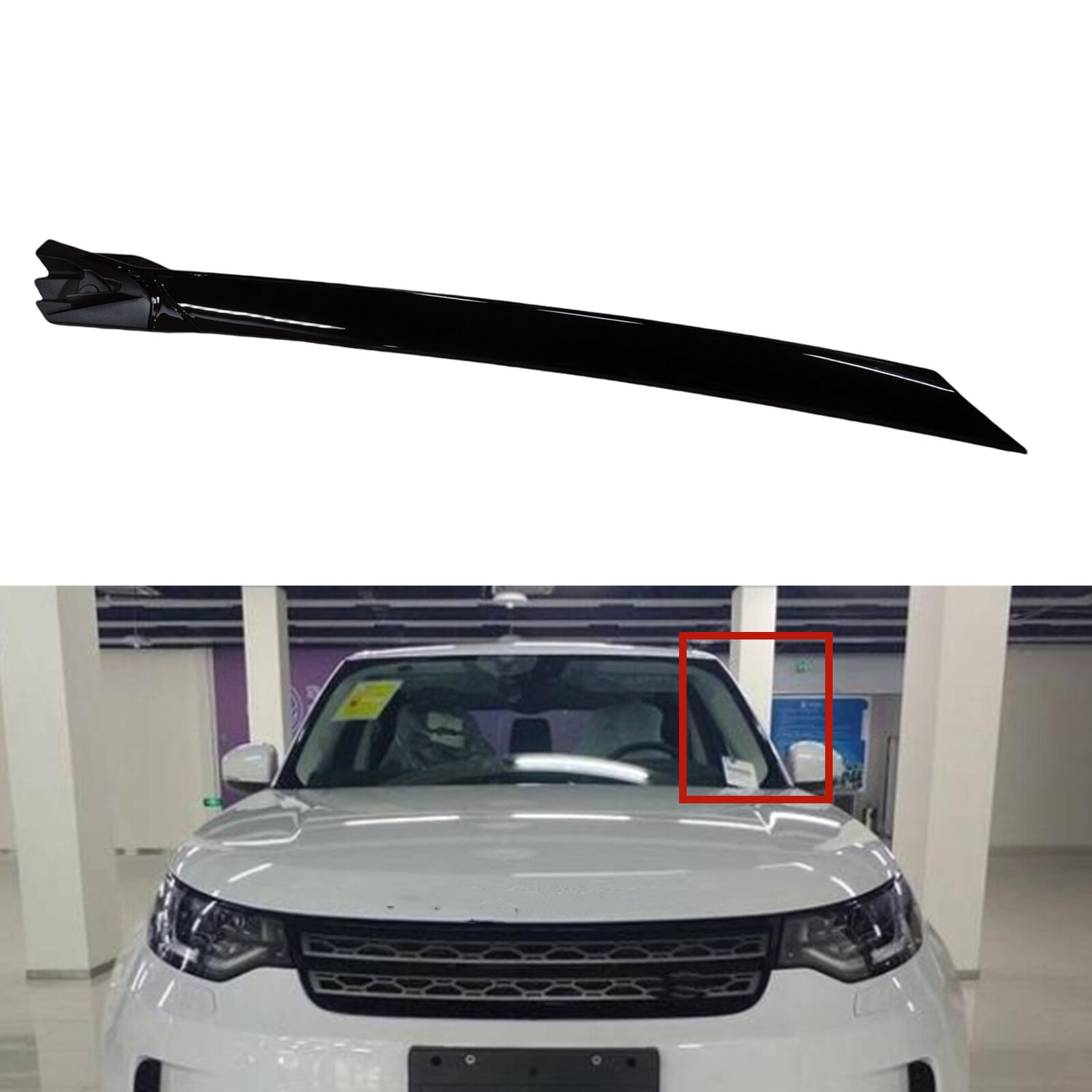 Front Windshield A-Pillar Trim Cover Set Right LR148855 LR083017 & Left LR148858 LR083018 Compatible With Land Rover Discovery 5 L462