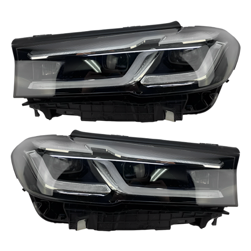 Complete Headlight Assy Left 63119479261 & Right 63119479262 (Without Blaster) Compatible With BMW 5 Series G30 (2021-2023) Tag No.65