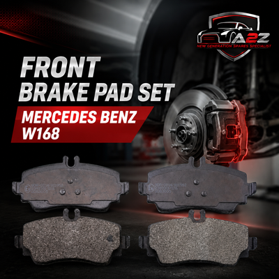 Front Brake Pad Set 1684201520 Compatible With Mercedes Benz W168