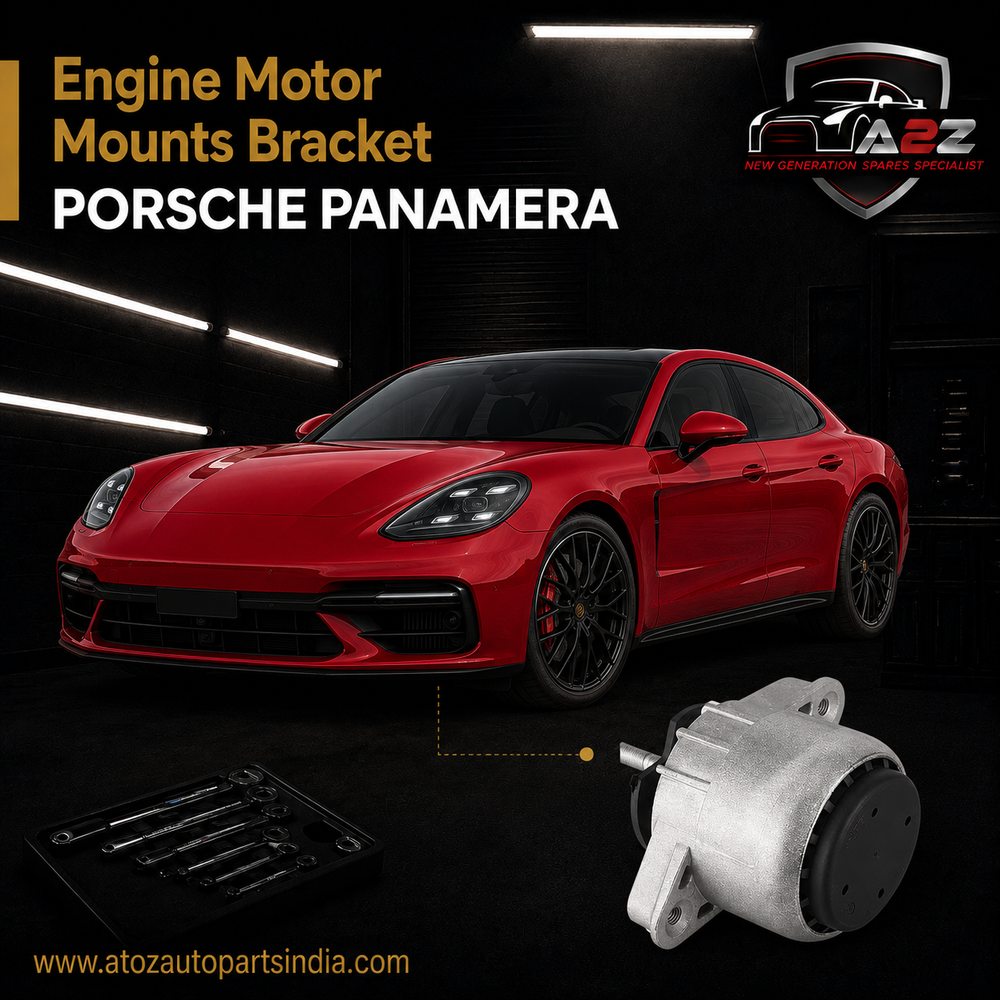 Engine Motor Mounts Bracket Compatible With PORSCHE PANAMERA Engine Motor Mounts Bracket  Left 94837505722 & Right 94837505822