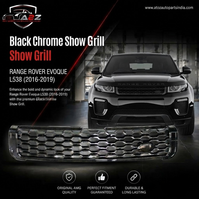 Black Chrome Show Grill Compatible With Land Rover RANGE ROVER EVOQUE L538 (2016-19)