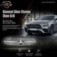 Diamond Silver Chrome Show Grill Compatible With Mercedes Benz E-Class  W213 LCI (2021-2023) Tag 82