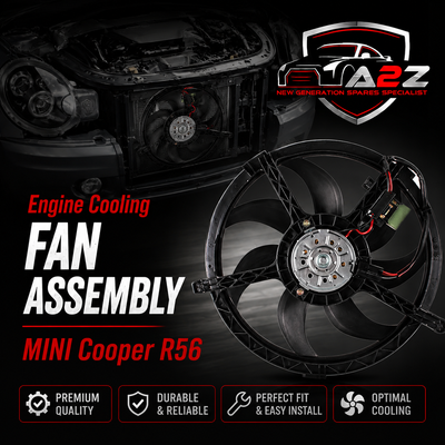 Engine Cooling Fan Assembly 17427535100 Compatible With MINI Cooper R56