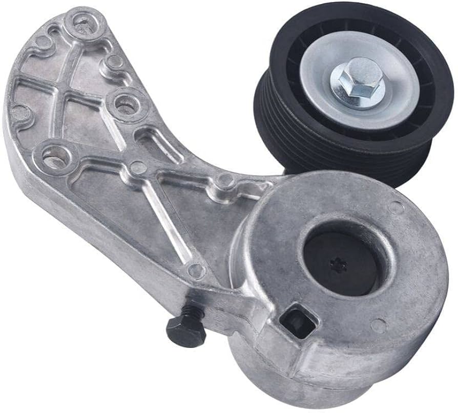 Belt Tensioner With Pulley 022145299E 95510229900 Compatible With AUDI Q7 (4LB) & PORSCHE CAYENNE (92A) & VW PHAETON (3D1, 3D2, 3D3, 3D4, 3D6, 3D7, 3D8, 3D9)